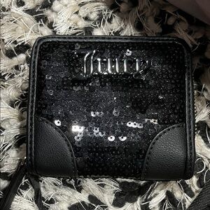 Juicy Couture Black Sequin Wallet